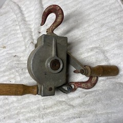PEC HOIST WINCH MODEL H-4001 Crosby Laughlin 5/16 hook