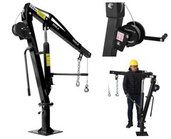 Foldable Hydraulic 360° Swivel Lift Crane 2000LBS Load Pickup Truck Bed Hoist