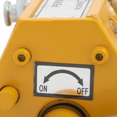 Magnetic Lifter 440lbs Lifting Capacity 2.5 Safety Factor Yellow Magnetic Crane