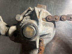 A.B. Chance 3/4 Ton Ratchet Link Chain Hoist. Item ID 4