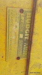 Lifttech Budgit Chain Hoist 3 Ton with Ibeam Trolley