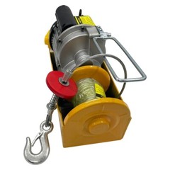 220V 1800W 2000 lbs Hoist Overhead Lift Pully Winch with 472.5 inch Wire rope