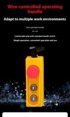 Mini Electric Hoist 110/220V Export Models Small Wire Rope Electric Winch Crane