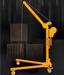Mobile Compact Portable Foldable Hoist Hand-Cranked Mini Hoist for Home Use
