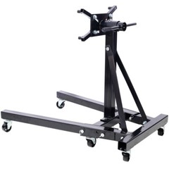 2000LBS Folding Engine Stand Capacity Motor Hoist 360 Degree Adjustable Mounting