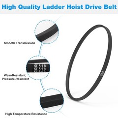 Ladder Hoist V Belt 51 inch Replacement for TP250 TP400 Roofing Elevator USA New