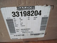Baldor Reliance 33198204 Motor 3-Phase 1/.33 HP 1725/575 RPM Weatherproof 575V