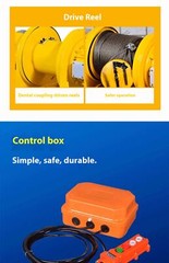 Winch Heavy Duty Explosion Proof Construction Cargo Crane 380v Electric Hoist