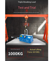 Magnetic Lifter 600KG/1T Suction Cup 400KG Powerful Magnet Iron-Attracting Disc