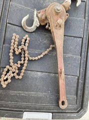 Coffing Hoist Company A-1 Model Ratchet Lever Hoist 1-1/2 to 3 TON Come Along