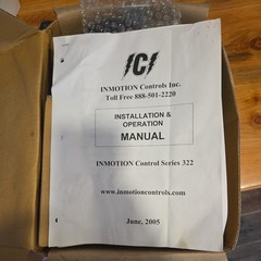 NEW INMOTION CONTROLS MODEL 322 SERIES RX RECIEVER CRANE REMOTE WIRELESS CONTROL