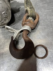 Chance Hoist 1 Ton Hot Stick Ratcheting Strap Hoist. Item ID #49 Used Surplus