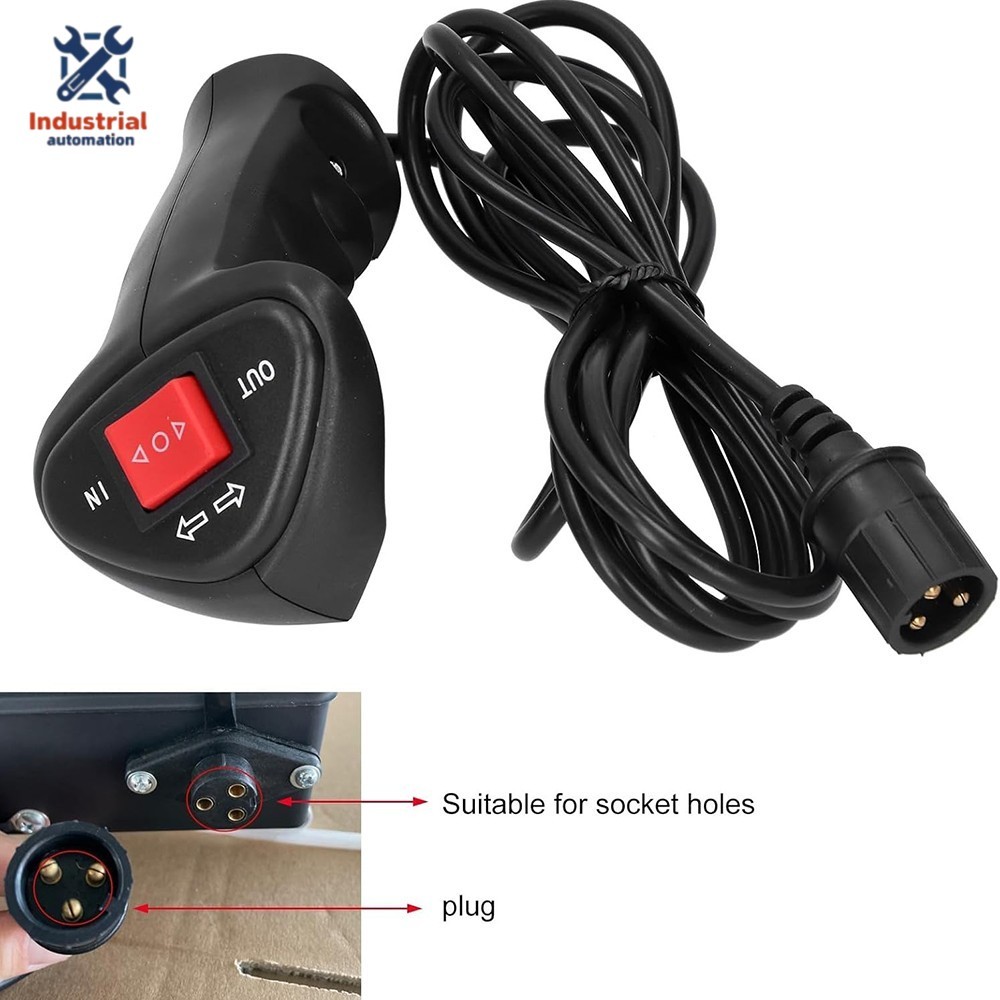 Universal For Car Off Electric Winch Remote Control With 9.2ft Cable HighQuality
