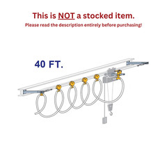 CONDUCTIX ROUND CABLE STRETCH WIRE FESTOON KIT (40 FOOT)