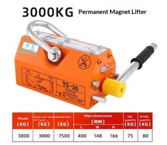 Permanent Magnet Lifter 600KG 1t 400T Powerful Magnetic Hoist 2-Ton Magnet