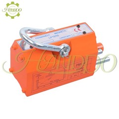 Permanent Magnetic Lifter Lifting Magnet 880 lbs/400 kg 2.5 Safety Factor Orange