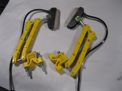 ELECTRICAL HOIST POWER RAIL BUSSBAR SLIDING DUAL CONTACT CURRENT COLLECTOR NEW