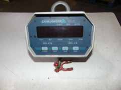 Challenger 2 Digital Hanging Hook Crane Scale 1,000 lb Capacity USA