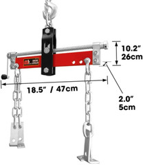 Engine Hoist Cherry Picker Shop Crane 3 Position Leveler 3/4 Ton 1500LB Capacity