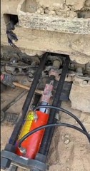 110V 70T Crawler Pin Press Chain Machine,Hydraulic Track Pin Dismantling Tool