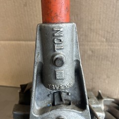 Chance Hoist 1 Ton Hot Stick Ratcheting Strap Hoist. ID 70. Missing Hand Wheel