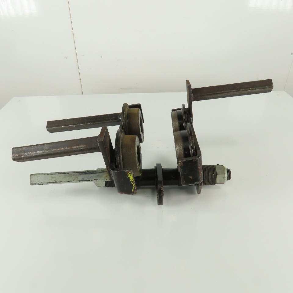 CM Series 633 1 Ton (2000lb) Manual Push-Pull Hoist Trolley 3 to 8″ Beam