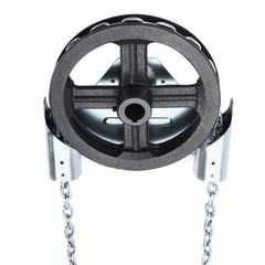 Roll Up Garage Door Jackshaft Chain Hoist For Garage Door Opener Chain Hoist