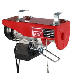 510W Electric Hoist Winch Hoist Crane Lift 551LBS 110V with Wired Remote Control