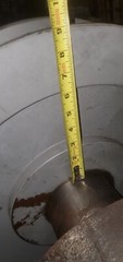 CRANE drive WHEEL ￼ASSEMBLY 23″ OD double flange 5-1/4″ wide