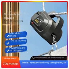 Electric Pull Rope Ascender Self-built House Upstairs Hoist Elevator
