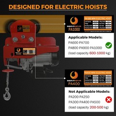 Heavy Duty Electric Hoist Trolley for I-Beam for PA600 PA700 PA800 PA900 PA1000