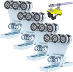 Electric Hoist Trolley Assembly for Garage Systems – 6 Wheel Rollers