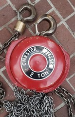 CMCO 2 Ton Chain Hoist. Chester. Bronze Class 1 Div 1 Spark Resistant 30′ Lift