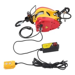 Electric Hoist Winch 2-in-1, 1100 lbs Capacity with Wireless&Wire Remote Control