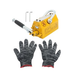 Magnetic Lifter Lifting Magnet 880 lbs/400 kg 2.5 Safety Factor Neodymium Hoist