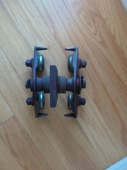 Vintage Industrial Steampunk Chisholm Moore 1/2 Ton Hoist Trolley