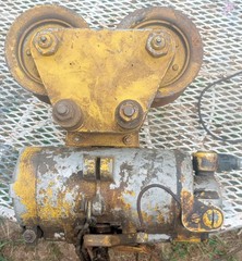 1950’s-60’s Manning, Maxwell & Moore, Inc (MMM) Air Operated Budgit Chain Hoist