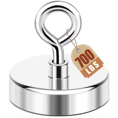 DIYMAG Super Strong Neodymium Fishing 75mm(2.95 inches), Single Hole