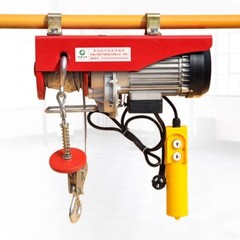 Wire Rope Electric Hoist Crane Small Home Winch Crane Small Hoist Hook Lifter