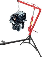 1000LBS Hydraulic Pickup Truck Crane 360° Hoist Lift 2″ Hitch Receiver Lifter