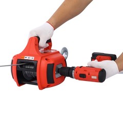 750 LBS Portable Drill Winch Hoist with 40 Feet Steel Wire for Lifting Dragging