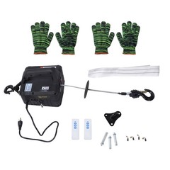  500-B 2in1 Portable Electric Hoist Winch 1100lbs Wireless Remote Control 1500W