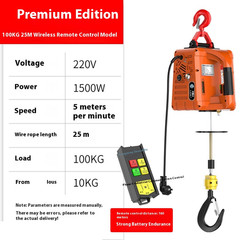 Miniature Electric Small Hoist 220v Crane Home Lifting Hoist Portable Hoist