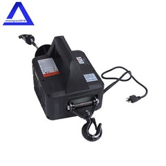 500-B 2in1 Portable Electric Hoist Winch 1100lbs Wireless Remote Control 1500W