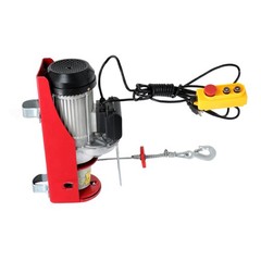 Mini Electric Hoist 2200LBS With Wire Remote Control&Single/Double Slings