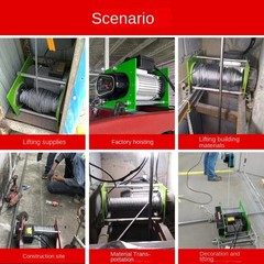 220V/380V Crane Hoist Electric Hoist Household Quick Lift Small Electric Crane