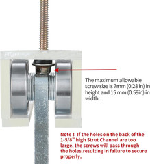 Electric Hoist Trolley Assembly for Garage Systems – 6 Wheel Rollers