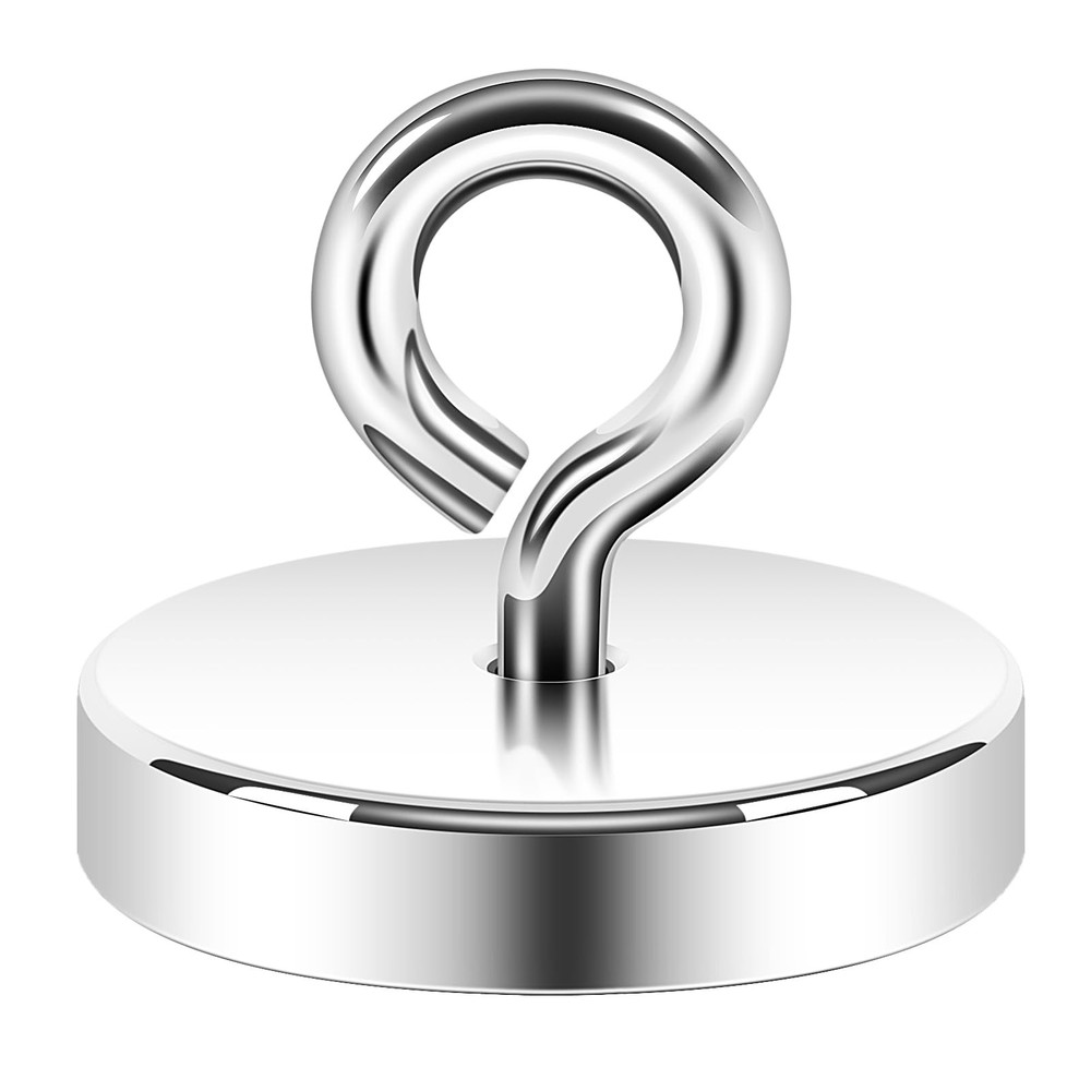 Neosmuk Silver Fishing Magnet, 2.4 inches Magnet Strong inches,