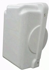 Hefty Hoist 8500 Flat Plate Boat Lift Motor Clamshell Cover White Plastic