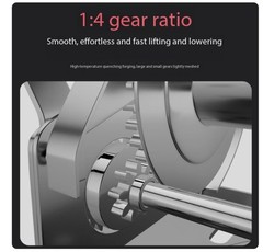 Stainless Steel Bidirectional Self-Locking Compact Household Winch Manual Hoiste